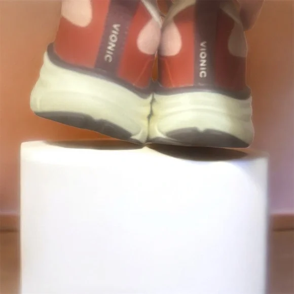 Vionic Pink and White Athletic Shoes - Picture 4 of 6